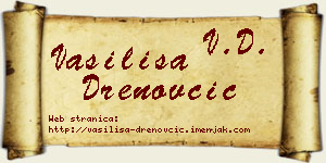 Vasilisa Drenovčić vizit kartica